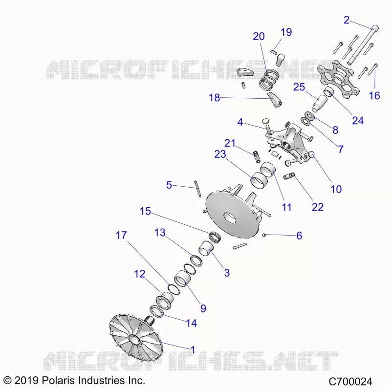 DRIVE TRAIN, PRIMARY CLUTCH