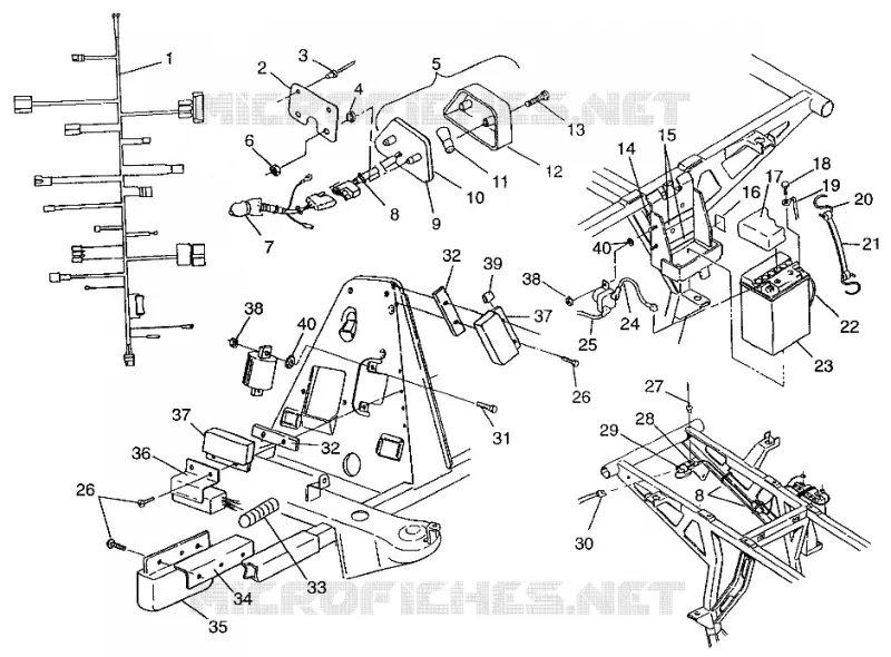 ELECTRICAL/TAILLIGHT MAGNUM 2X4 W97AA42A (4940704070C003)