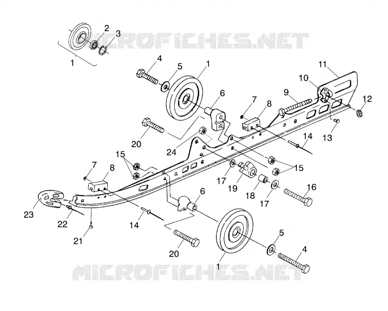 RAIL MOUNTING (SUSPENSION)