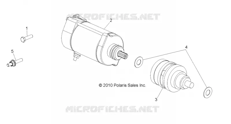 ENGINE, STARTING MOTOR