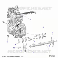 ENGINE, MOUNTING & LONG BLOCK