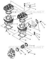 CYLINDER  TRAIL 0962761, TRAIL TOURING 0962262, AND EUROPEAN TRAIL TOURING (4931763176D001)
