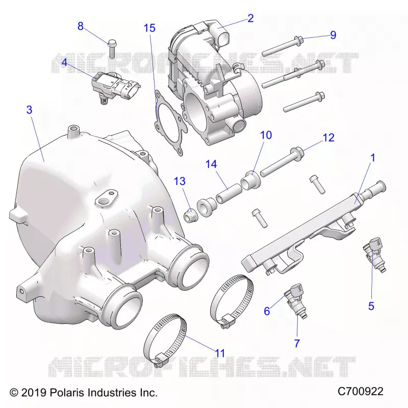 ENGINE, AIR INTAKE MANIFOLD