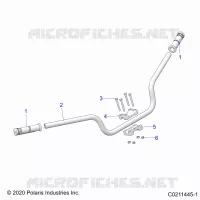 STEERING, HANDLEBAR- A22SXD95A9 (C0211445-1)
