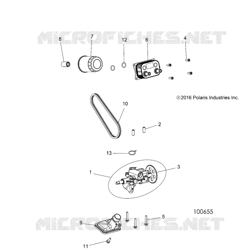 OIL PUMP AND OIL COOLER