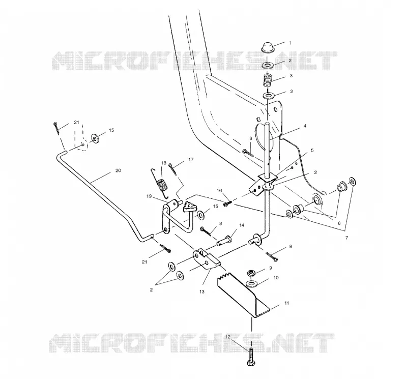FOOT PEDAL   PARKING BRAKE