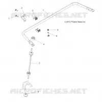 TORSION BAR, REAR