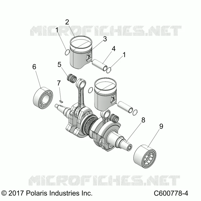 ENGINE, PISTON & CRANKSHAFT