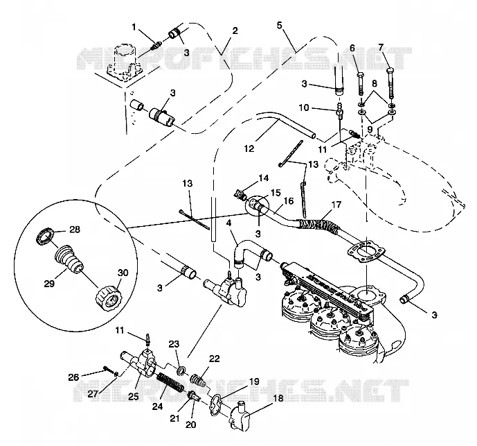 COOLING SYSTEM SL 750 / B934070 (4924752475018A)