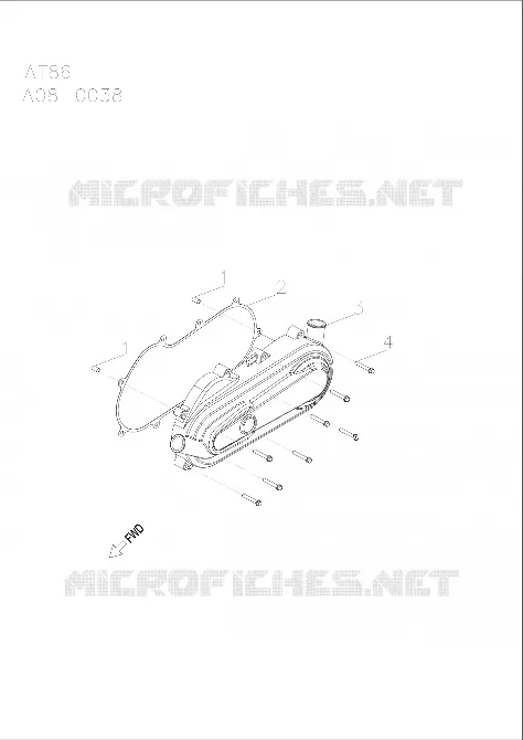 ENGINE, CLUTCH COVER