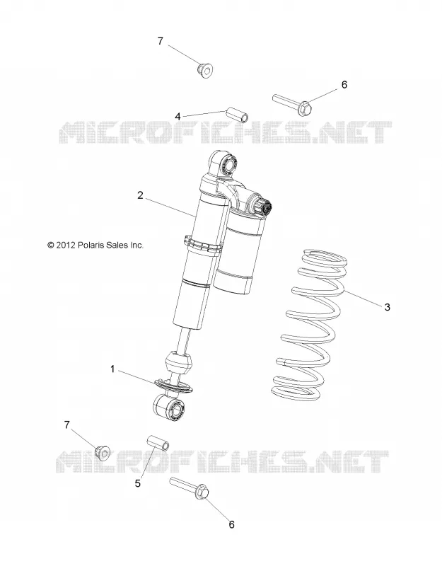 SUSPENSION, FRONT SHOCK, MOUNTING