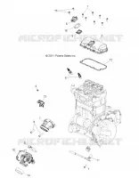 ENGINE, THROTTLE BODY AND VALVE COVER