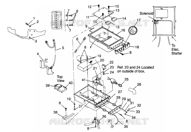 ELECTRICAL BOX SLTX B964590 AND INTL. SLTX I964590 (4935783578B010)