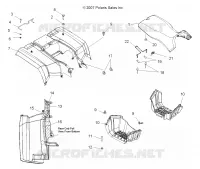 REAR CAB, SEAT AND FOOTWELLS
