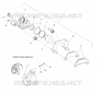 REAR BRAKE CALIPERS