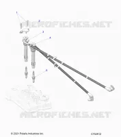 ENGINE, IGNITION COILS AND SPARK PLUGS