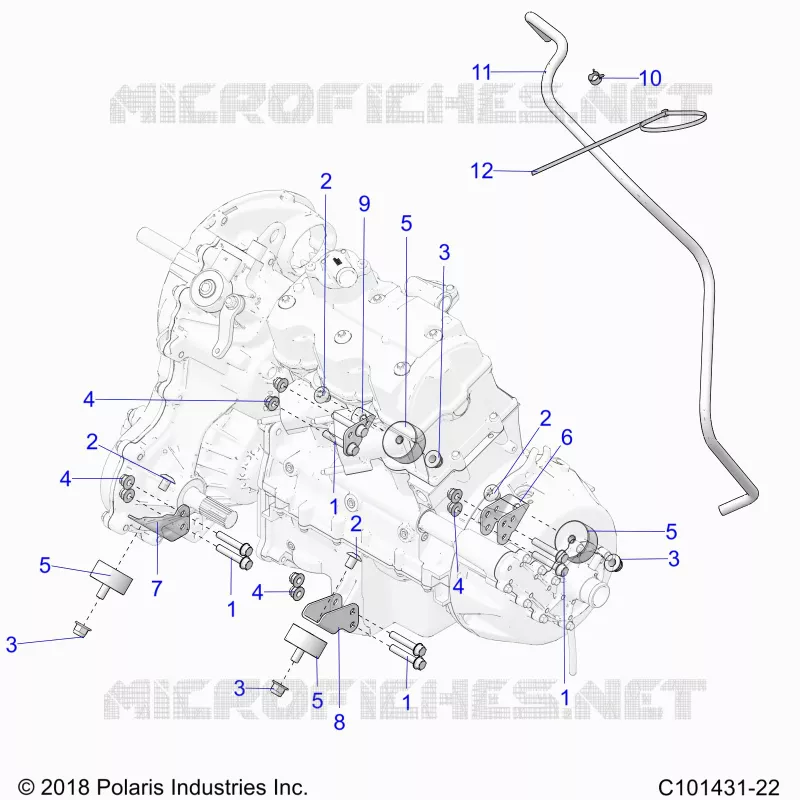 ENGINE, TRANSMISSION MOUNTING & LONG BLOCK