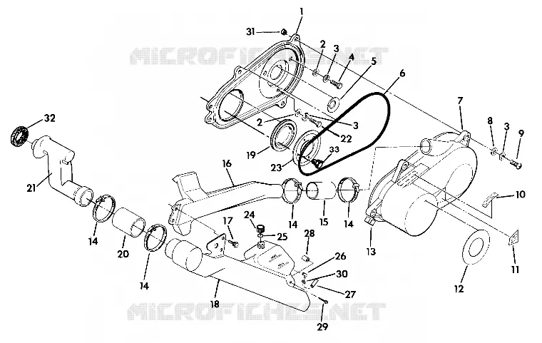 CLUTCH COVER ASSEMBLY 350 2X4 (4918531853022A)