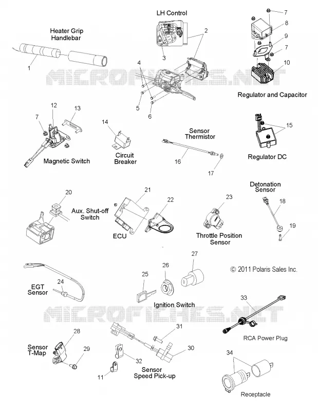 SWITCHES, SENSORS AND COMPONENTS