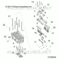 CYLINDER HEAD AND VALVES