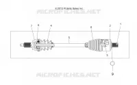 DRIVE TRAIN, DRIVE SHAFT, FRONT (TO 2/15/16)