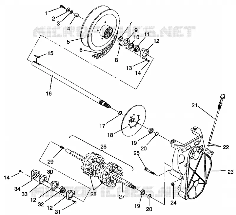 DRIVE TRAIN  440 0962760 (4931743174B008)