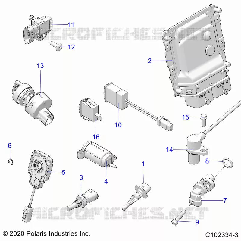 ELECTRICAL, SWITCHES, SENSORS, ECU AND CONTROL MODULES