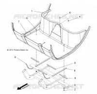 FLOOR PANEL, 2 PASSENGER