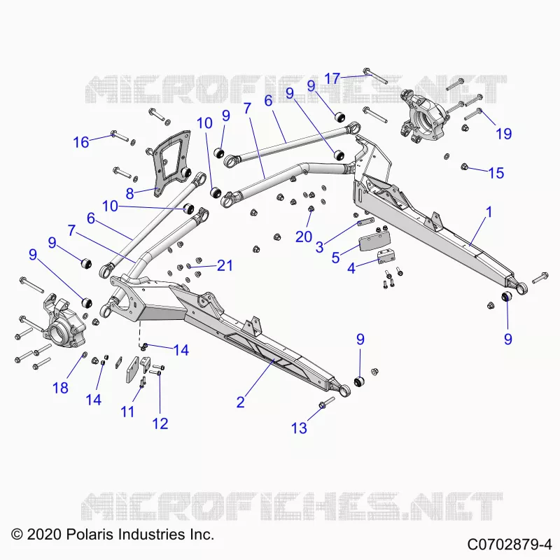 REAR SUSPENSION CONTROL ARMS