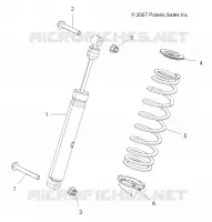 SUSPENSION, REAR SHOCK