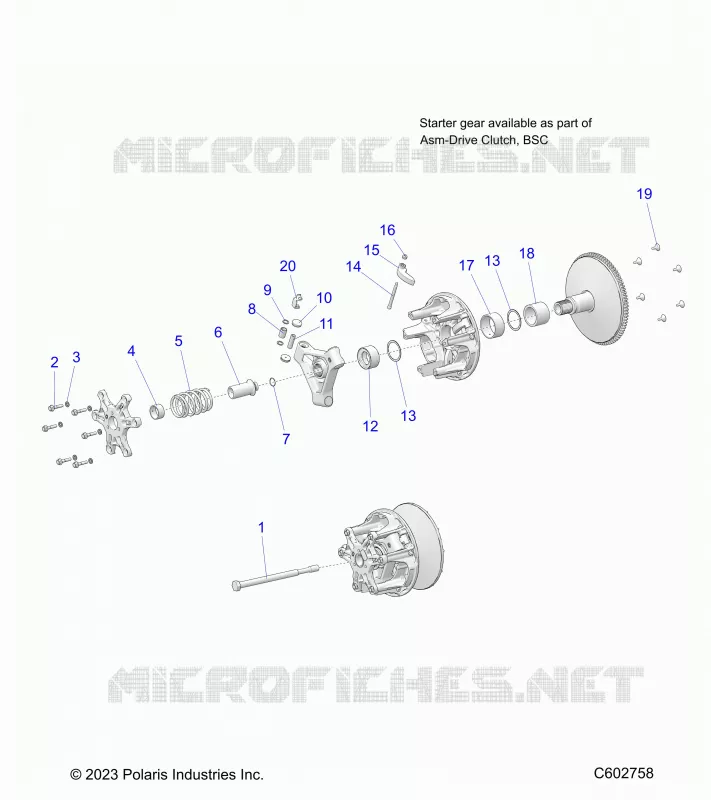 DRIVE TRAIN, CLUTCH, PRIMARY
