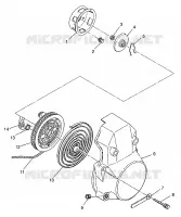 RECOIL STARTER CLASSIC TOURING 0983365 AND EUROPEAN CLASSIC TOURING E983365 (4942484248D003)