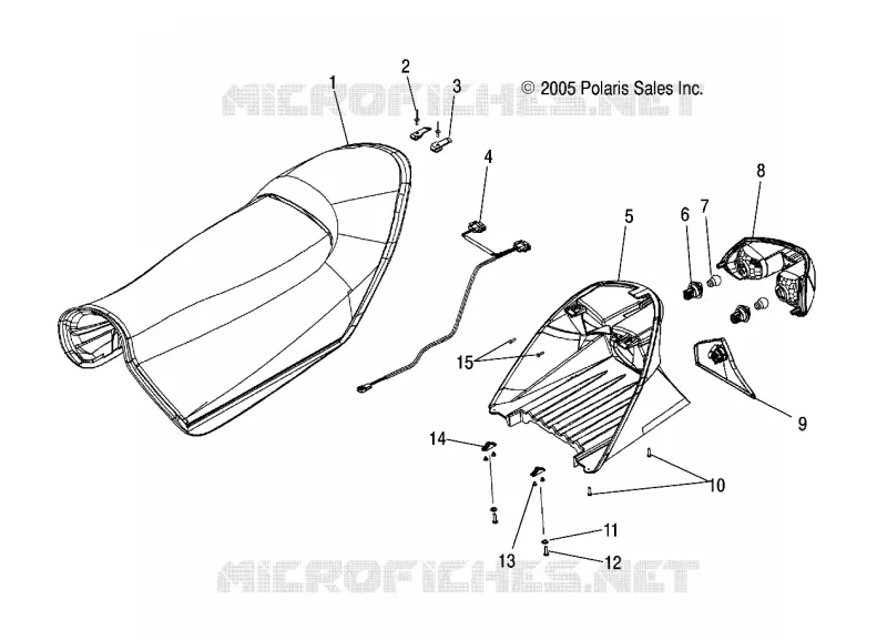 SEAT   TAILLIGHT (LX)