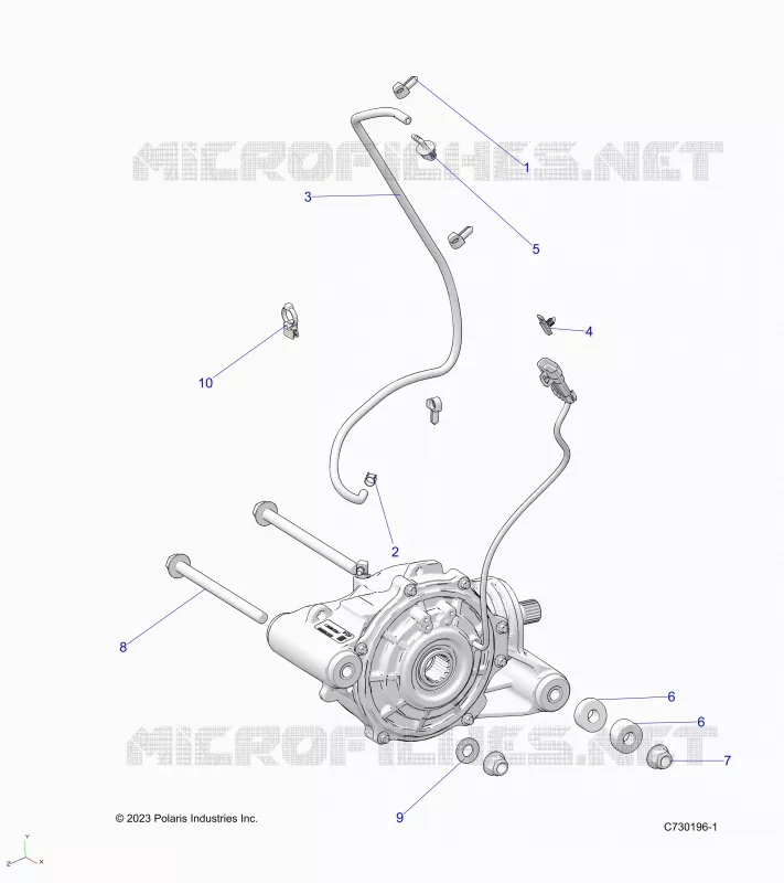 DRIVE TRAIN, FRONT GEARCASE MOUNTING