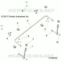 SUSPENSION, FRONT STABILIZER BAR- R21RRE99A9/AC/AP/AW/B9/BC/BP/BW (C700032)