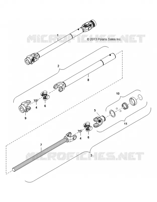 MOWER DRIVE SHAFT