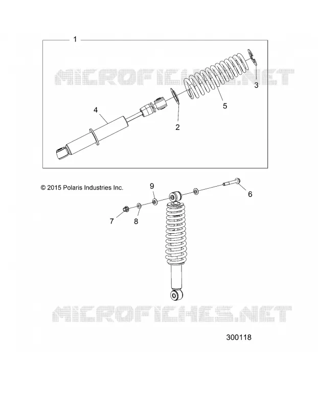SUSPENSION, REAR, SHOCKS, MD