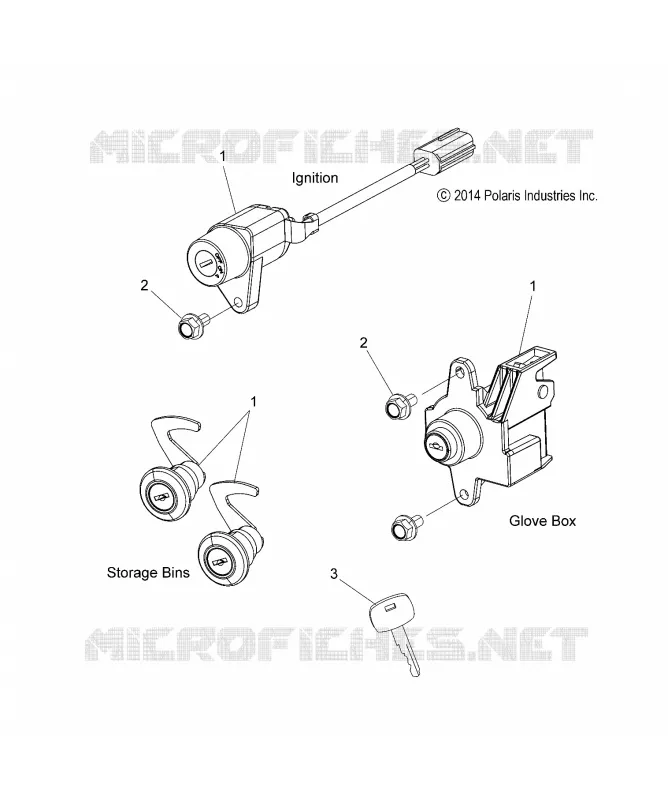 IGNITION SWITCH/LOCK SET