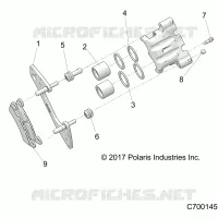 BRAKES, REAR CALIPER