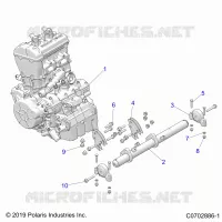ENGINE, MOUNTING & LONG BLOCK