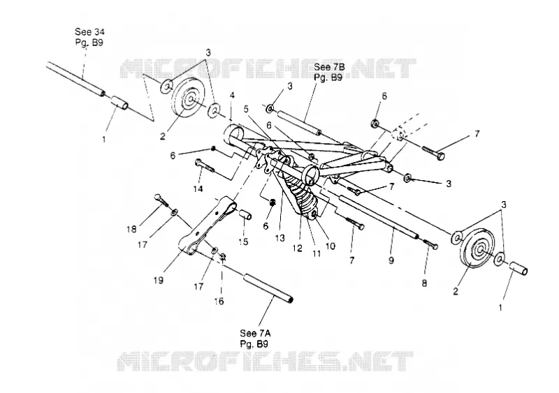 FRONT TORQUE ARM LITE 0953433, STARLITE 0953427  AND LITE DELUXE 0 (4928902890B011)