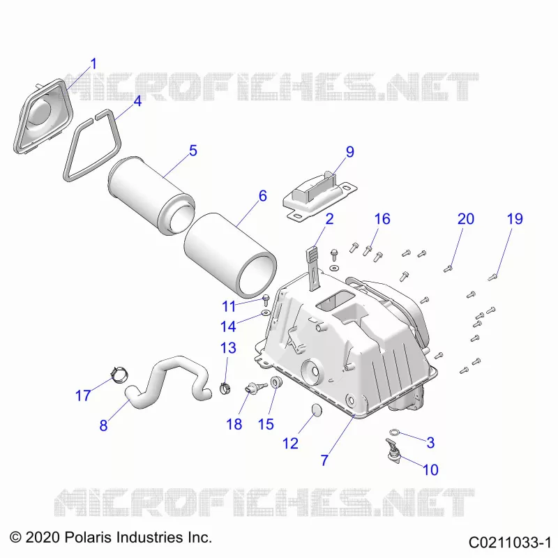 ENGINE, AIR INTAKE