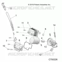 ENGINE, DIPSTICK & OIL FILTER