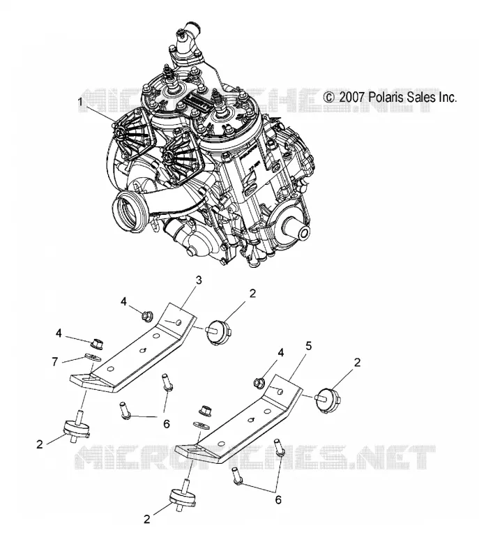 ENGINE, MOUNTING