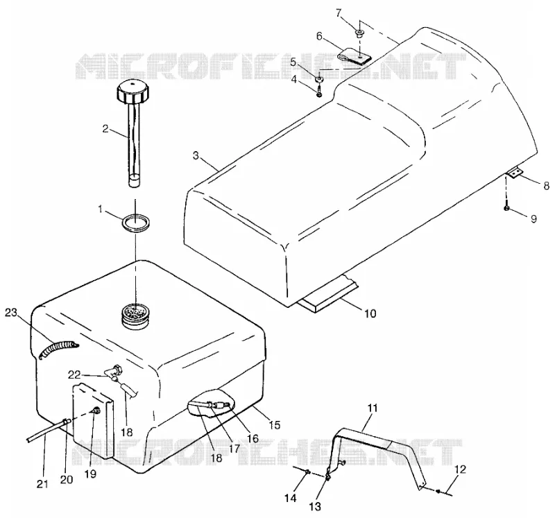 SEAT   GAS TANK