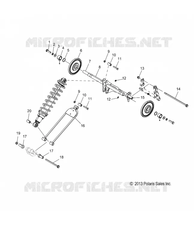 SUSPENSION, REAR TORQUE ARM