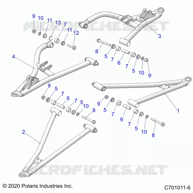 FRONT SUSPENSION CONTROL ARMS