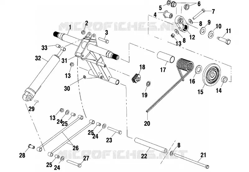 REAR TORQUE ARM (EDGE)