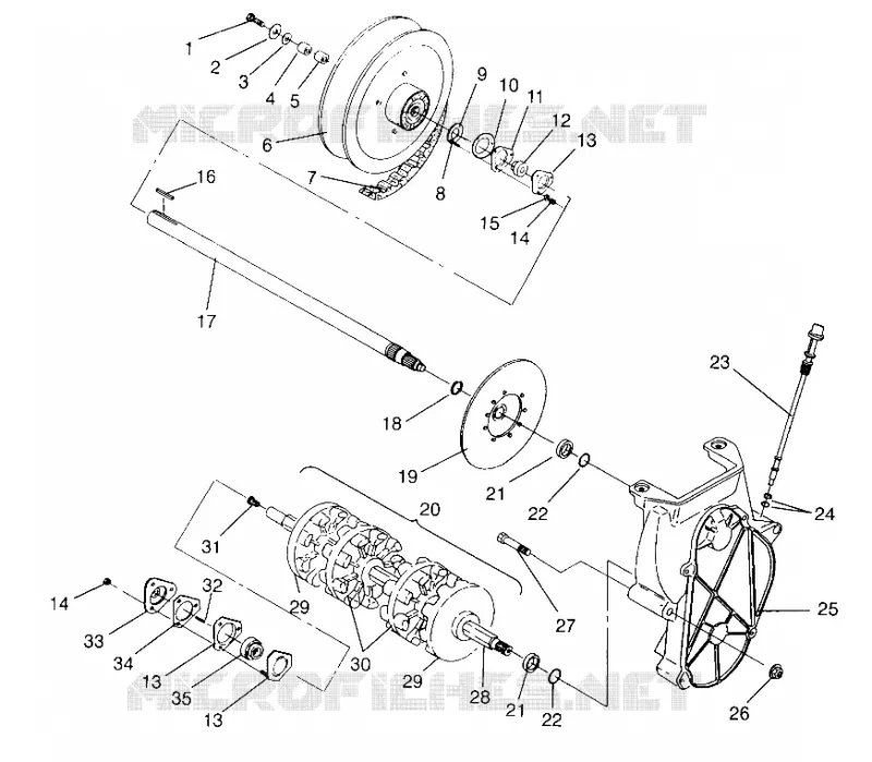 DRIVE TRAIN ULTRA SKS 0960578, EUROPEAN ULTRA SKS E960578, AND ULTRA RMK 09 (4931683168B014)
