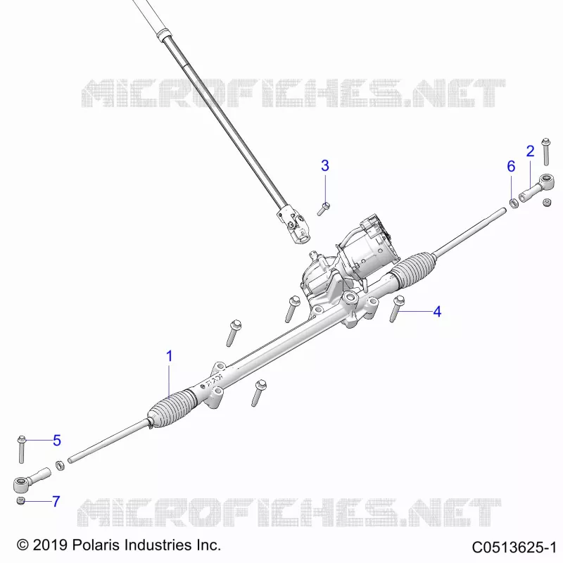 LOWER STEERING STEERING ASM.